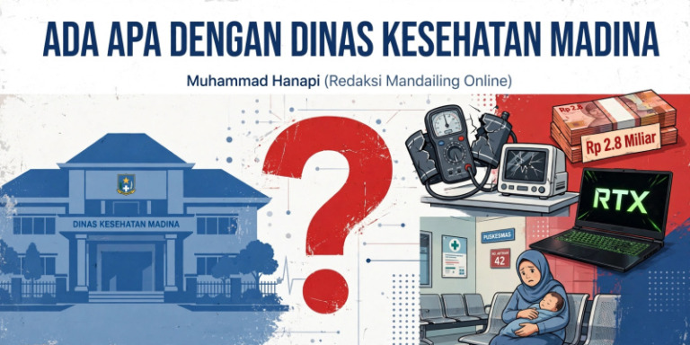 Sikap Redaksi Mandailing Online : Ada Apa Dengan Dinkes Madina