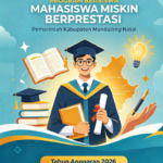 Kabar Gembira, Pemkab Madina Buka Beasiswa 80 Mahasiswa Miskin Berprestasi TA 2026, Daftar 2-13 November