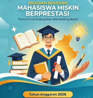 Kabar Gembira, Pemkab Madina Buka Beasiswa 80 Mahasiswa Miskin Berprestasi TA 2026, Daftar 2-13 November